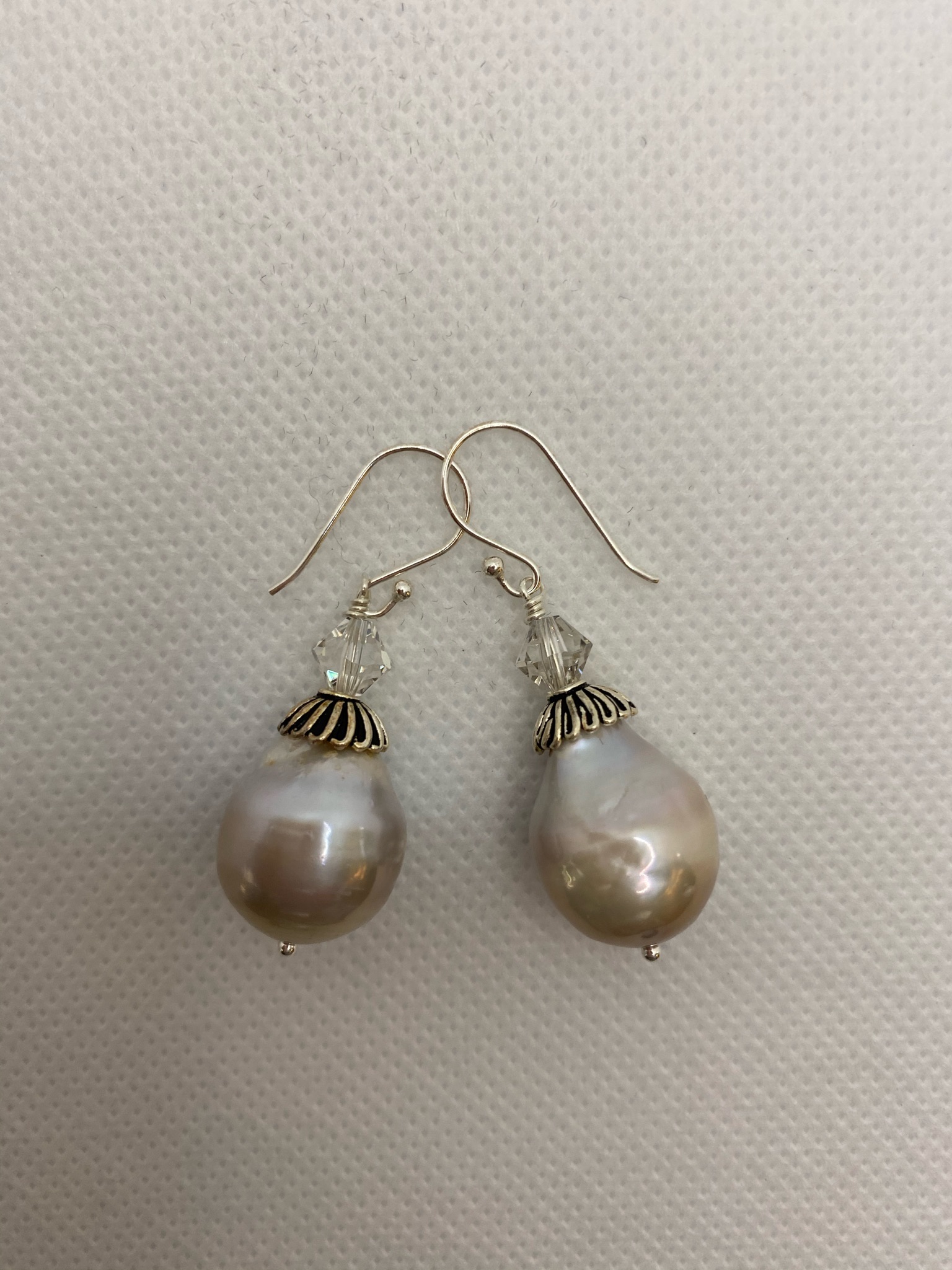 Lustrous Baroque Pearls Earrings - Betsy Simpson